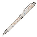 セーラー万年筆 優美蒔絵 枝垂桜 (2色ボールペン+シャープペンシル) ホワイト 16-0344-210