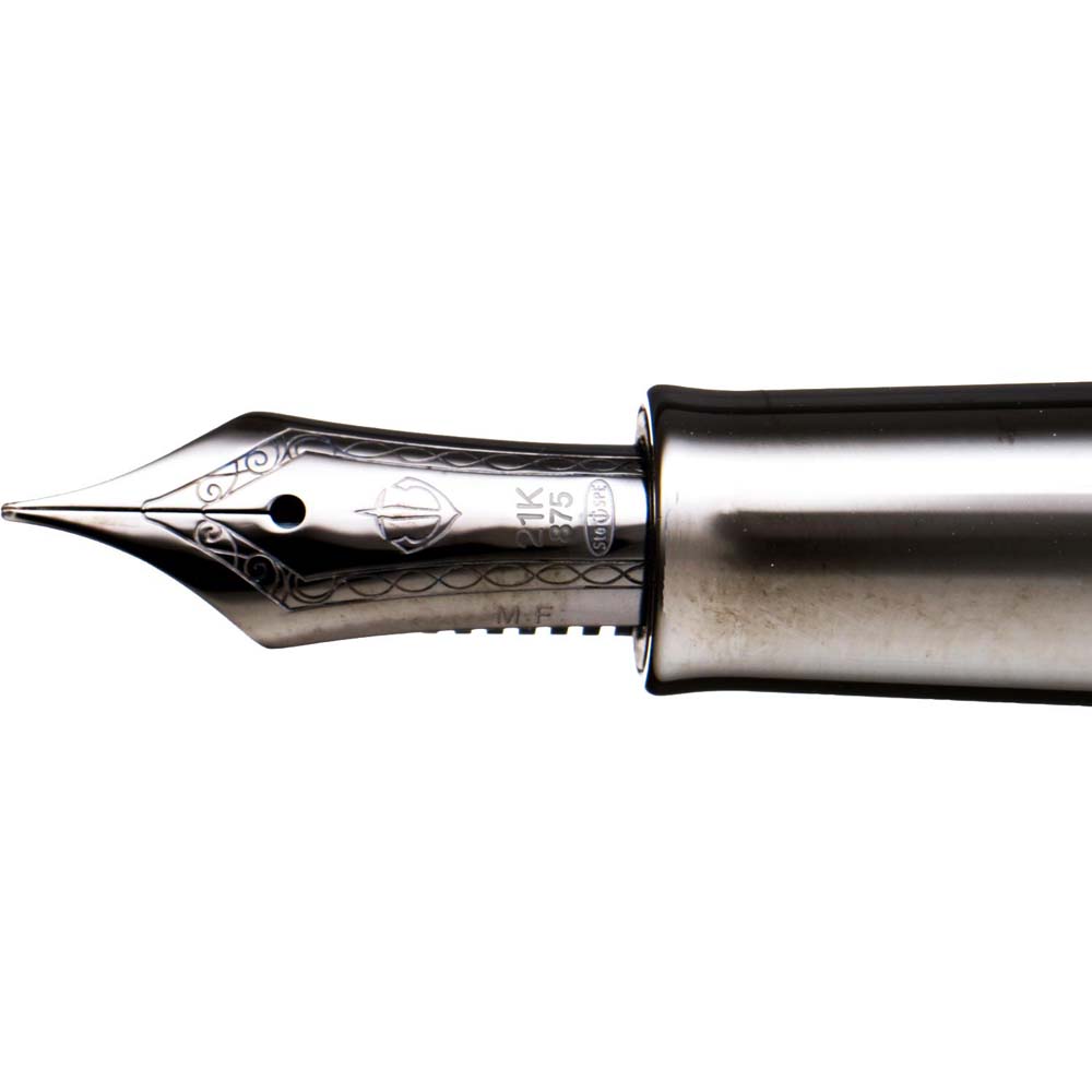 Foto di CYLINT Black Stainless Steel Fountain Pen