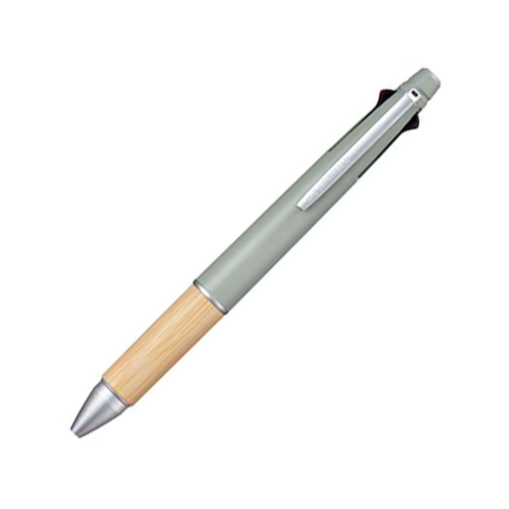 【1/5(月)24h限定★抽選で2人に1人が最大全額ポイントバック★要エントリー】三菱鉛筆　uni ジェットストリーム 4&1 多機能ぺン BAMBOO セージMSXE5200B5.79 油性ボールペン　シャープペン　0.5mm　バンブー　竹