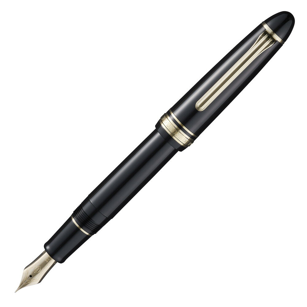 SAILOR - 【クーポン3Days最大2,000円オフクーポン+ポイント2倍 6月1日-3日23時59分まで】セーラー万年筆 (SAILOR) プロフィット18 レフティ 万年筆 ブラック ズーム 111852720