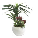 【エントリーで全商品P10倍!7月1日限定!】【送料無料】【ササガワ】 <人工観葉植物> ユッカ寄植え Sサイズ 32-8707