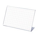 【エントリーで全商品P10倍!5月23日20:00-27日01:59まで】ササガワ SASAGAWA カード立 L型 PET・トーメイ 34-3120