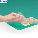 【7月19日20時-26日1時59分までエントリーで2点購入P5倍・3点以上でP10倍】プラス(PLUS)デスクマット ななめカットデスクマット OAタイプ エコノミー W型 下敷付 DM-127EW 41-022
