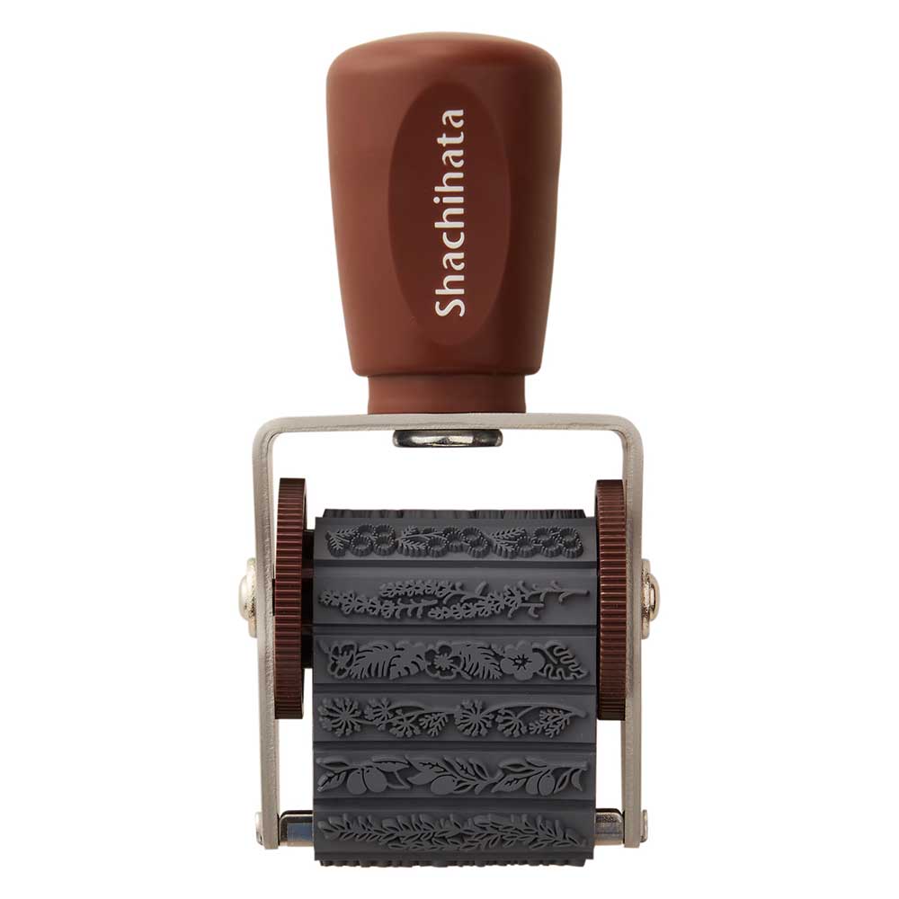 【最大2,000円オフCOUPON 2月1日-6日9時59分まで】シヤチハタ Shachihata 回転デコレーションスタンプ 植物 NRD-13A1 回転ゴム印 クラフト シャチハタ