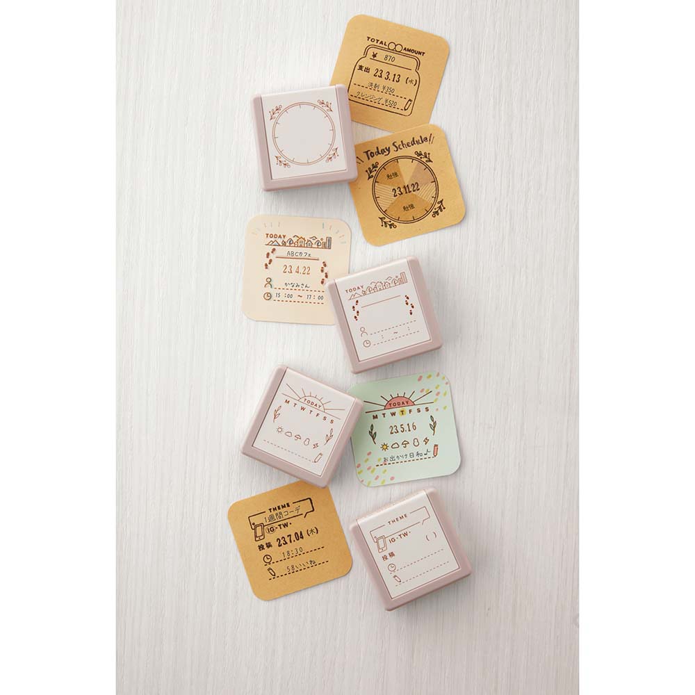 【3月4日20時-11日1時59分までエントリーで2人に1人が最大全額ポイントバック】シヤチハタ Shachihata 手帳記録用スタンプ デイリーログスタンプ 睡眠記録 GDL-2727/H-06 クラフト 女子文具 手帳 いろもよう いろづくり