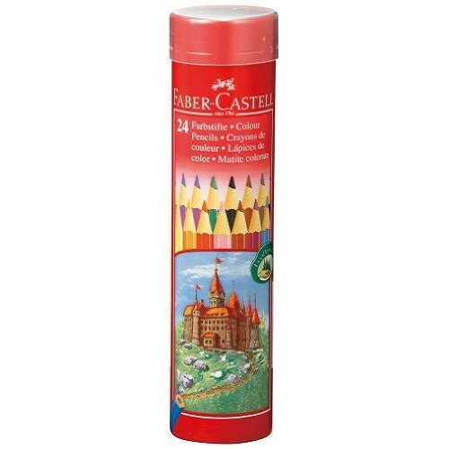 ※こちらの商品は受注発注商品の為、ご注文後4〜7営業日(土日祝日・長期休暇を除く)後の出荷予定となります。※メーカー在庫切れの為7営業日以内に出荷できない場合はメールにてご案内させていただきます。1761年カスパー・ファーバーがニューグンベルク郊外のシュタインで鉛筆の製造を開始。1840年ローター・ファーバーが鉛筆全製品に”A.W.FABER”の刻印を入れ、鉛筆が初めてブランド品として認知されました。その後1851年に、六角形デザインの鉛筆を発表。そして、この鉛筆の「長さ・太さ・硬度」が世界的基準となりませた。1898年バイエルン王室認証のもとに、ファーバーカステル伯爵家が誕生。1905年世界で最も有名な鉛筆「CASTELL 9000番」を発表。1928年以降、世界各国に製造部門、販売会社を設立。現在、ファーバーカステル社は常に新しい分野の新製品開発に力を入れ、世界的ブランドに確立させるべく、弛まない努力を続けています。ファーバーカステル　水彩色鉛筆柔らかな描き心地の芯は、水溶性です。普通に色鉛筆としても使用できますが、描いた後に水を含ませた筆で上からなぞれば水彩画のような表現も可能。初めての方でも、気軽に水彩スケッチにトライできる水彩色鉛筆です。芯の太さ3.0mm12色セット商品サイズ：102.2×184.2×13.0mm 　　　　重量　約139g24色セット商品サイズ：201.6×188.2×13.9mm重量　　　約298g 36色セット商品サイズ：296.0×190.0×13.5mm 　　　 　　 重量　　約433g ※製造元の都合により、パッケージや商品仕様が変更になる場合があります。
