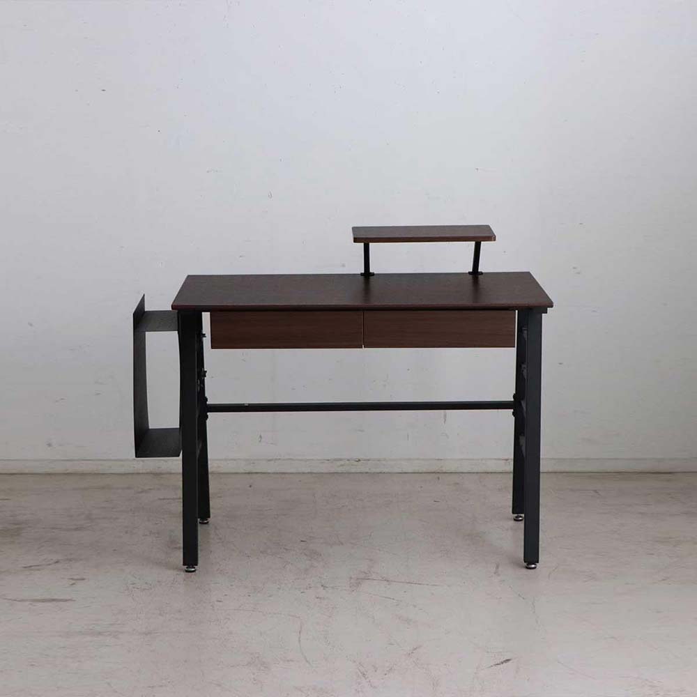 東馬 tohma リッシュ デスク ブラウン 幅100cm 奥行55cm 54670480 [2]