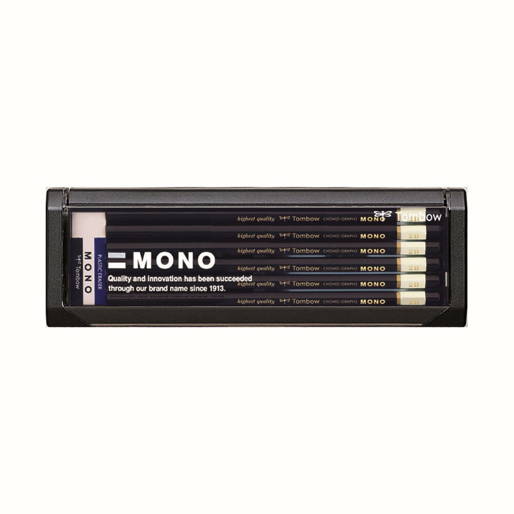 トンボ鉛筆 Tombow 鉛筆モノ 2B MONO-2B