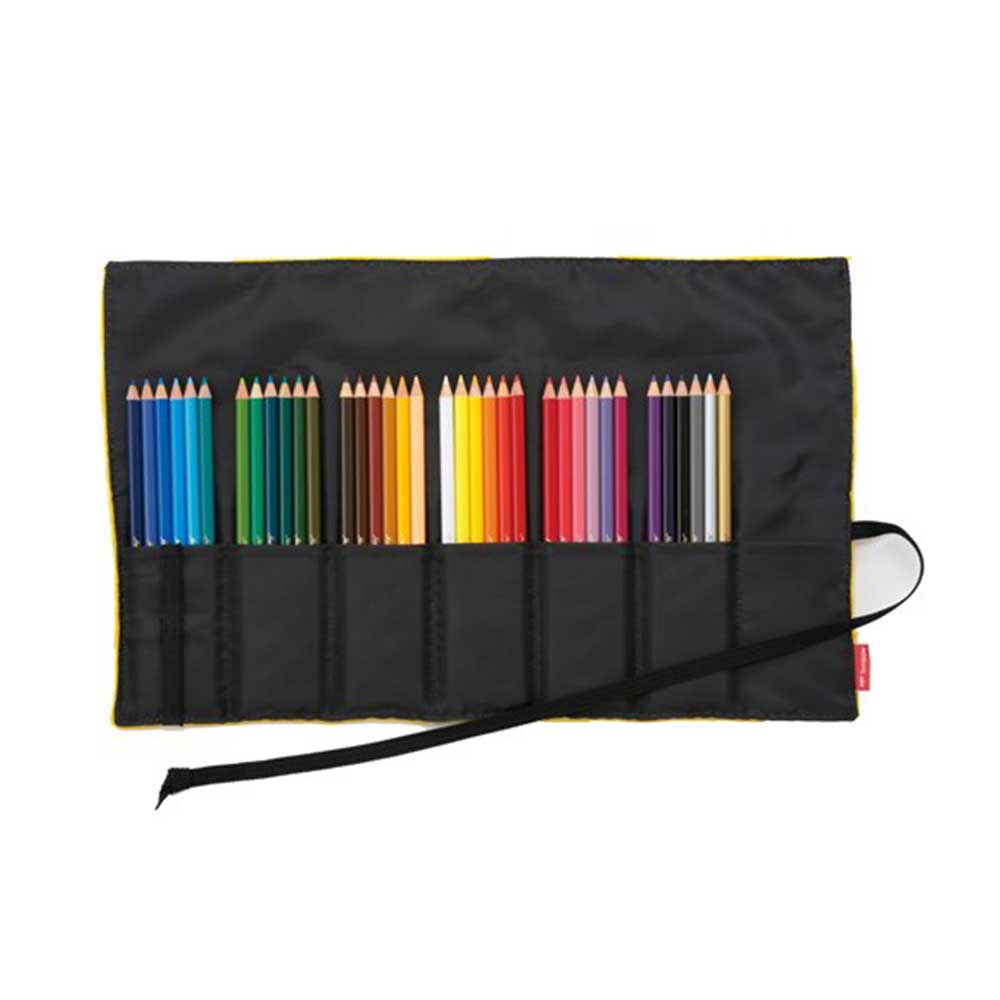 トンボ 鉛筆 Tombow ロールケース入色鉛筆 36色 NQ 色鉛筆 ロールケース 布製ペンケース 軽い コンパクト イラスト デザイン スケッチ アート 画材 CR-NQ36C econve-10175160 イーコンビ楽天市場店 サンプル画像2