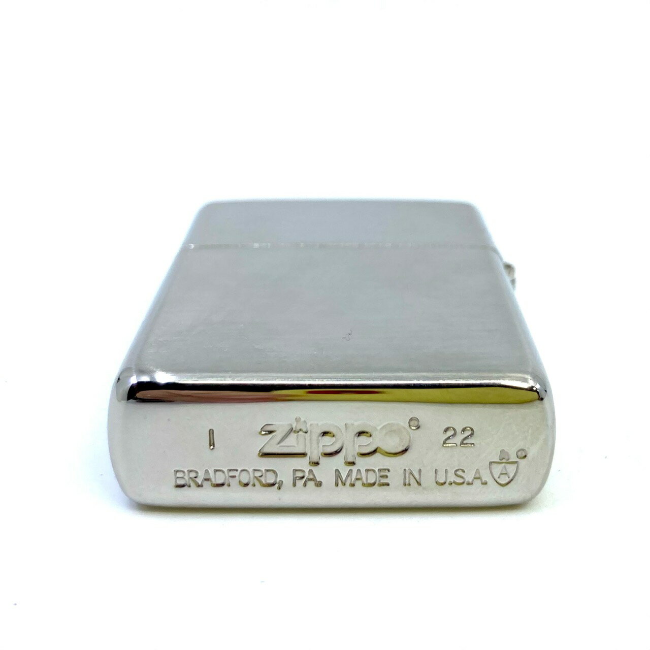 美品 ZIPPO ジッポ ライター オイルライター 2022年製 プラチナコーティング