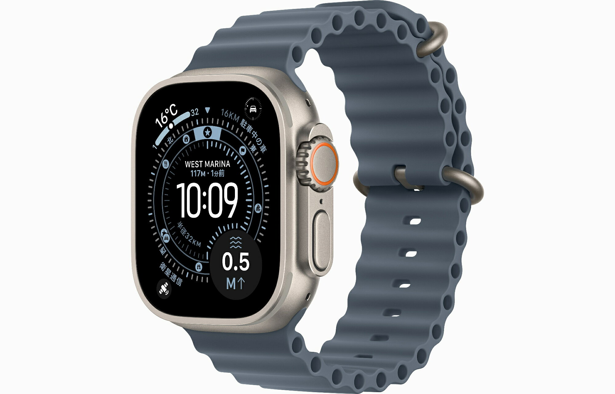 Apple Watch Ultra3 ナチュラルチタニウムケース アンカーブルーオーシャンバンド MEWH4J/A 49mm GPS＋Cellularモデル 新品