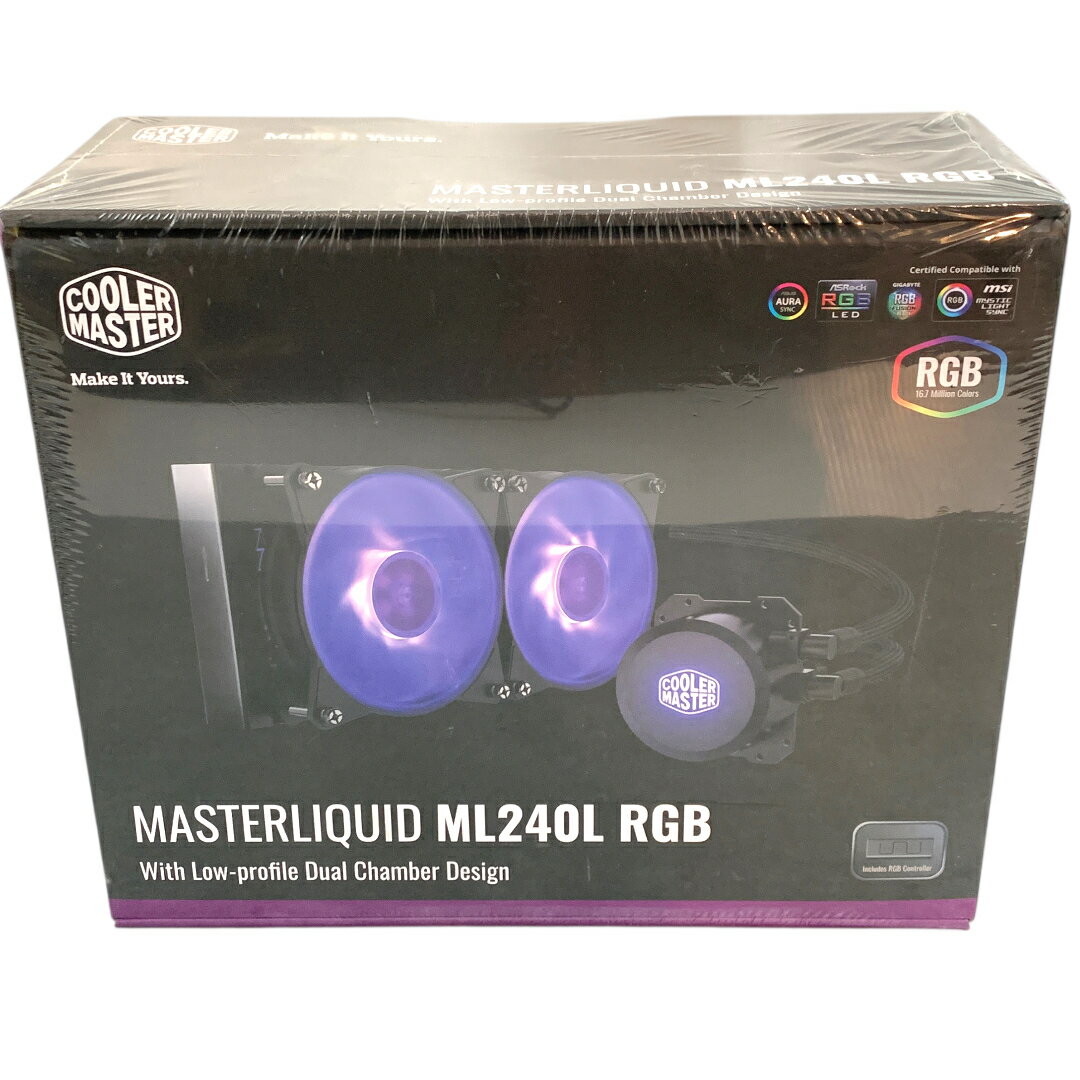 【未開封品】COOLER MASTER MASTERLIQUID ML240L RGB 水冷CPUクーラー　　KON