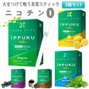 iPPUKU RELAX 茶葉スティック 禁煙タバコ 禁煙グッズ 禁煙 タバコ 茶葉 スティック ニコチン0 ニコチンゼロ レギュラー メンソール レモン ブルーベリー コーヒー 3箱セット