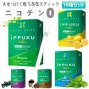 iPPUKU RELAX 茶葉スティック 禁煙タバコ 禁煙グッズ 禁煙 タバコ 茶葉 スティック ニコチン0 ニコチンゼロ レギュラー メンソール レモン ブルーベリー コーヒー 10箱セット