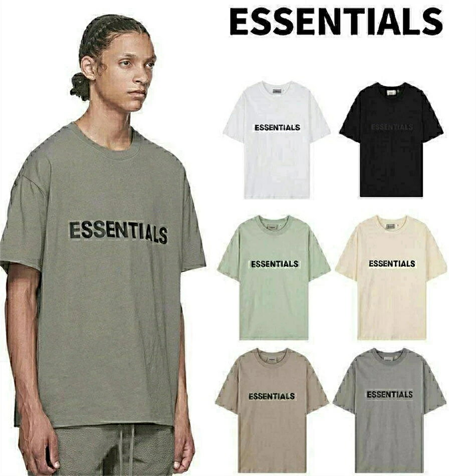 Rakuten - 「期間限定セール」ESSENTIALS エッセンシャルズ Tシャツ ロゴ Tシャツ 半袖 メンズ レディース logo t-shirt カジュアル 男女兼用 夏 送料無料