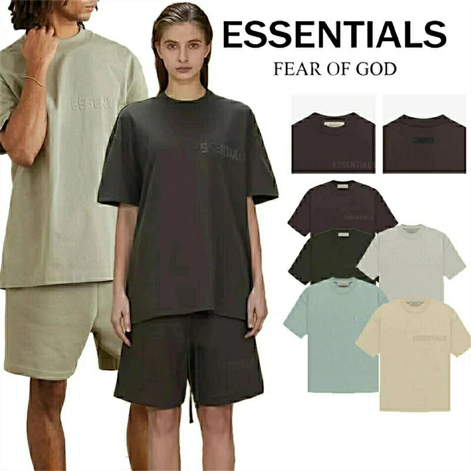Rakuten - FOG ESSENTIALS ロゴ 半袖シャツ Tシャツ T-shirt エッセンシャルズ 両面ロゴ メンズ レディース オーバーサイズ オフホワイト フィアオブゴッド Fear Of God　ユニセックス 春夏 夏 半袖 正規品 男女兼用