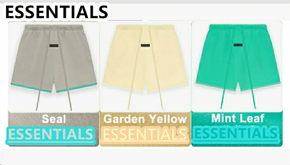 Rakuten - ESSENTIALS エッセンシャルズ ショートパンツ ズボン ゆったり メンズ レディース ファッシュ 柔らかい ワードローブ 薄手 通気性 快適 4COLORS