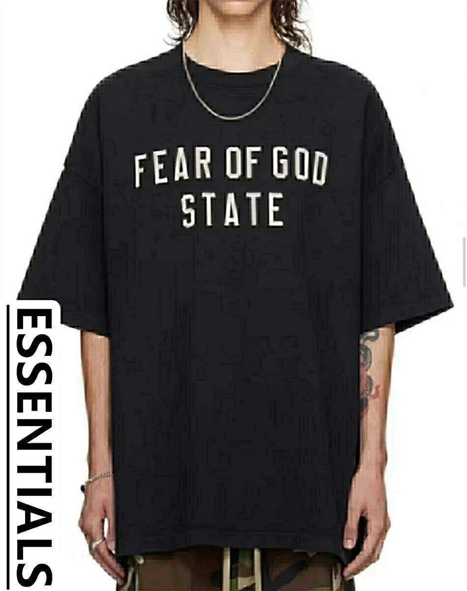 Rakuten - FOG ESSENTIALS ロゴ 半袖シャツ Tシャツ T-shirt エッセンシャルズ 両面ロゴ メンズ レディース オーバーサイズ オフホワイト フィアオブゴッド Fear Of God　ユニセックス 春夏 夏 半袖 正規品 男女兼用