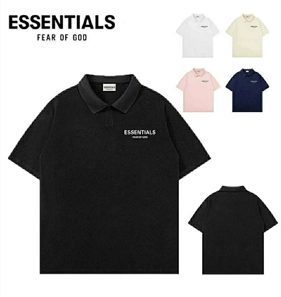 Rakuten - ESSENTIALS エッセンシャルズ Tシャツ 襟あり Polo ロゴ Tシャツ 半袖 メンズ レディース logo t-shirt カジュアル 男女兼用 夏[並行輸入品]