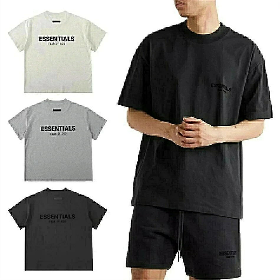 Rakuten - ESSENTIALS エッセンシャルズ Tシャツ 半袖 メンズ レディース essentials T-Shirt ロゴ Tシャツ ビッグサイズ