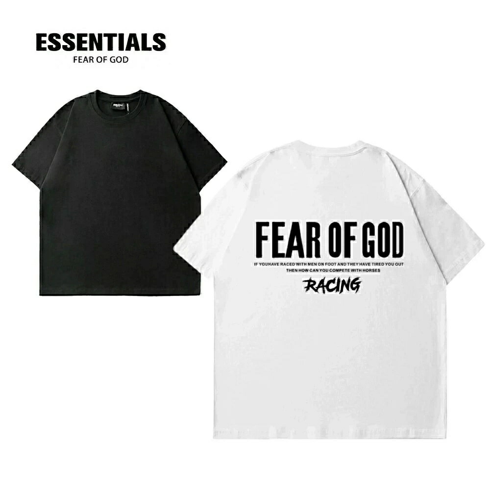 Rakuten - ESSENTIALS エッセンシャルズ Tシャツ 半袖 メンズ レディース Logo T-Shirt ロゴ Tシャツ ゆったり オーバーサイズ 通気性
