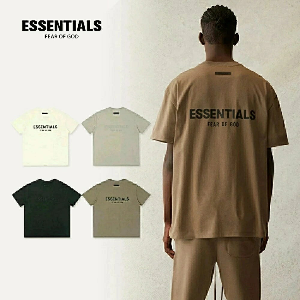 Rakuten - ESSENTIALS エッセンシャルズ Tシャツ 半袖 メンズ レディース T-Shirt ロゴ Tシャツ 男女兼用 通勤 通気性 柔らかい ファッシュ