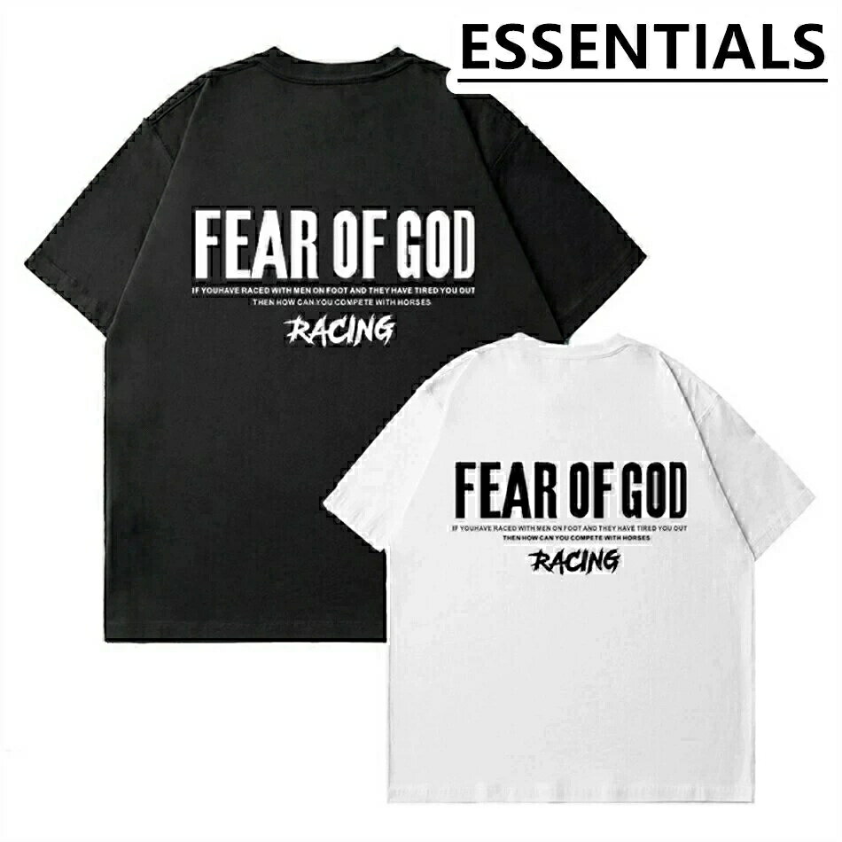 Rakuten - 「期間限定セール」FEAR OF GOD ESSENTIALS エッセンシャルズ Tシャツ 半袖 メンズ レディース Logo T-Shirt ロゴ Tシャツ カーキ ホワイト