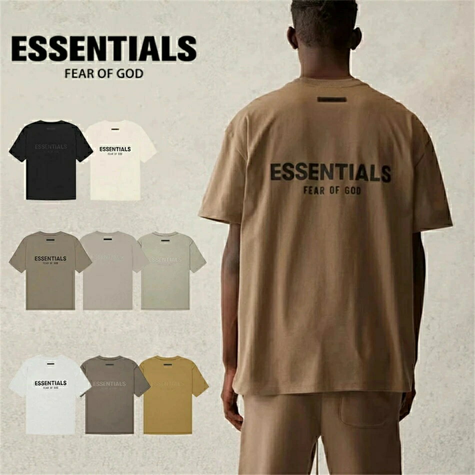 Rakuten - エッセンシャルズ ESSENTIALS 大きいサイズ半袖シャツ Tシャツ ゆったり オーバーサイズ 薄手 オシャレ 夏T-shirt メンズ レディース カッコイイ通気性 ファッシュ 半袖 男女兼用