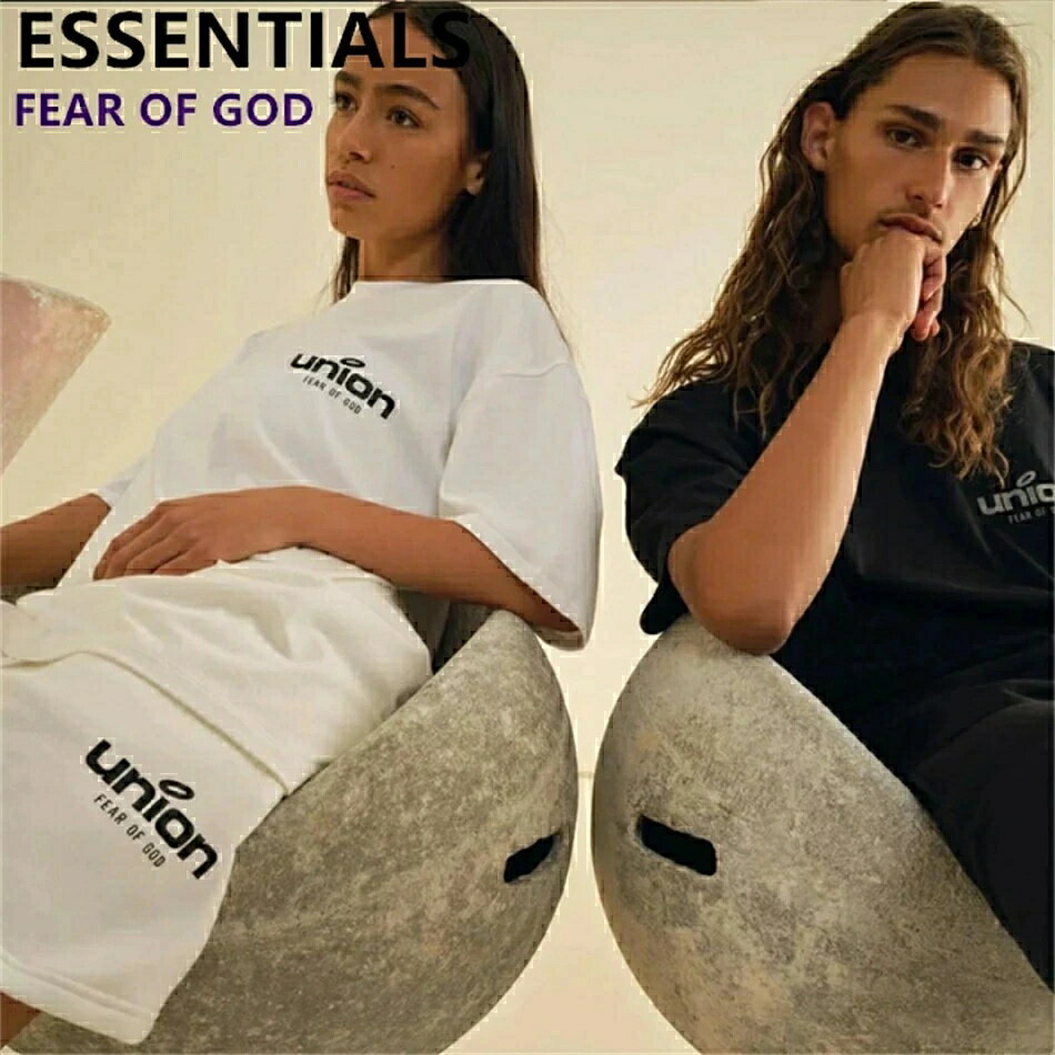 Rakuten - FOG ESSENTIALS エッセンシャルズ　Tシャツ　T-shirt 両面ロゴ バックプリント プリント メンズ レディース オーバーサイズ フィアオブゴッド Fear Of God　ユニセックス 春夏 夏 半袖 最新 正規品 男女兼用