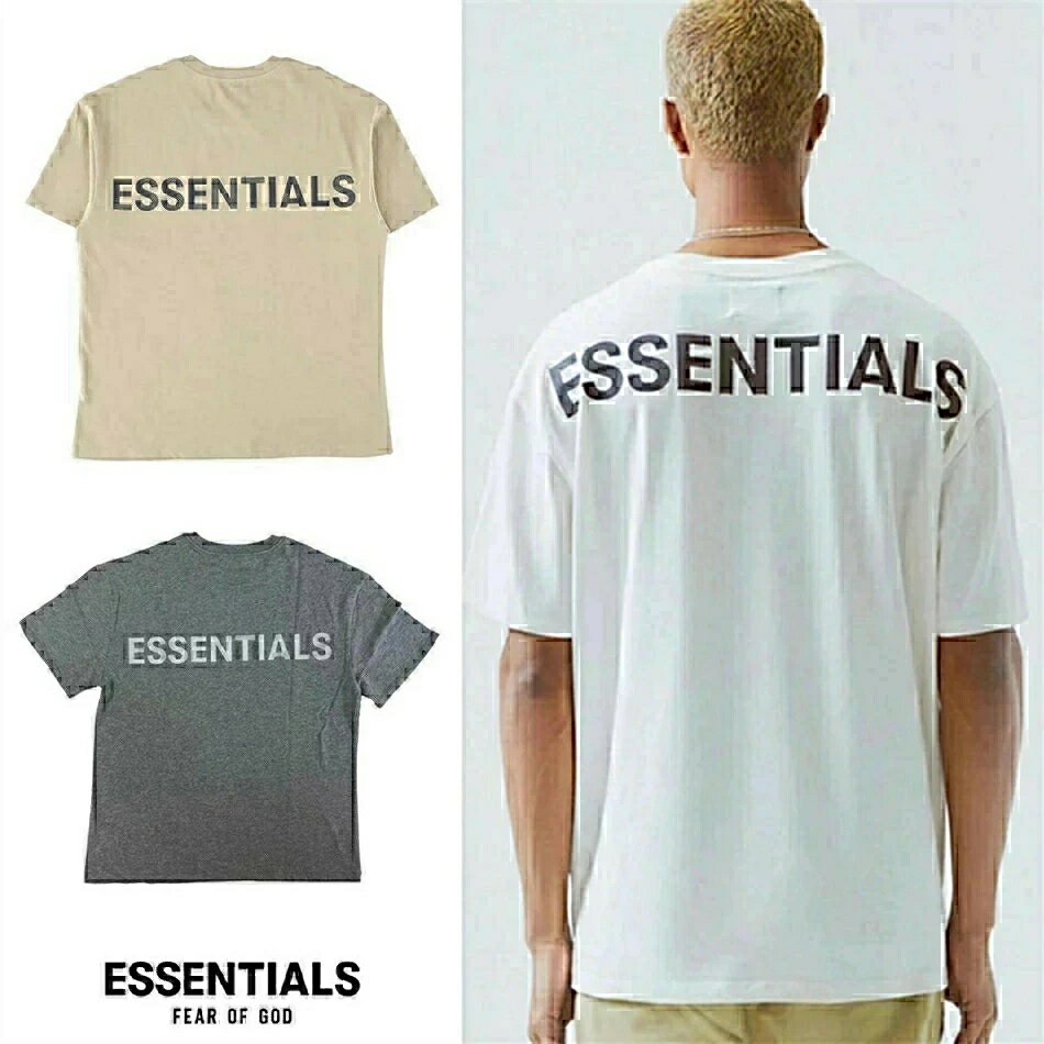 Rakuten - ESSENTIALS エッセンシャルズ FOG RLCT LOGO SS TEE(ESSE-RLCTLOGO-SS)正規品 Tシャツ ユニセックス ビッグシルエット 送料無料 メンズ レディース ストリート カジュアル