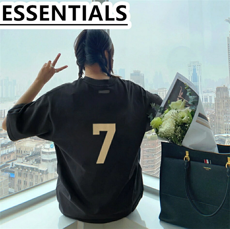 Rakuten - ESSENTIALS エッセンシャルズ Tシャツ 半袖 メンズ レディース Logo T-Shirt ロゴ Tシャツ ブラック