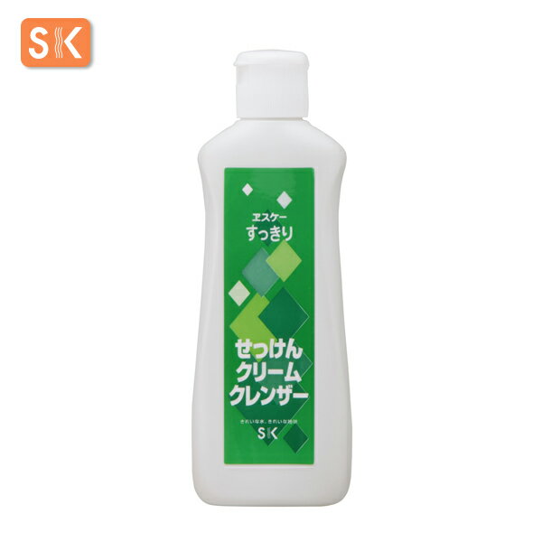 エスケー石鹸　すっきり クリームクレンザー 容量：400g　ヱスケー石鹸　SK　石けん　せっけん　合成界面活性剤不使用　無添加　スッキリ