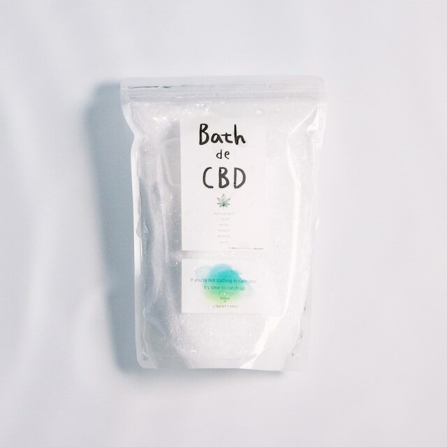 リバティープロ　Bath de CBD（バスデシービーディー） 1000g　[温活術　美肌　バスソルト 浴用化粧料　入浴剤　CBDオイル　カンナビジオール　麻　ヘンプ　硫酸マグネシウム　エプソムソルト　にがり　ミネラル　無香料　無添加　自然派　敏感肌　女優肌　日本製　国産]