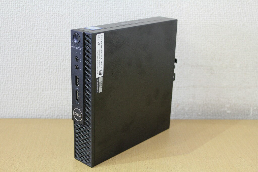 【送料無料】【中古】【SSDモデル】第8世代Core i5 8500T(6コア/6スレッド/2.1G-3.5Ghz)搭載でサクサク！メモリ8G SSD 256G搭載！超ミニデスクトップ！DELL Optiplex 3060『Windows10』『お買い得！通常品』