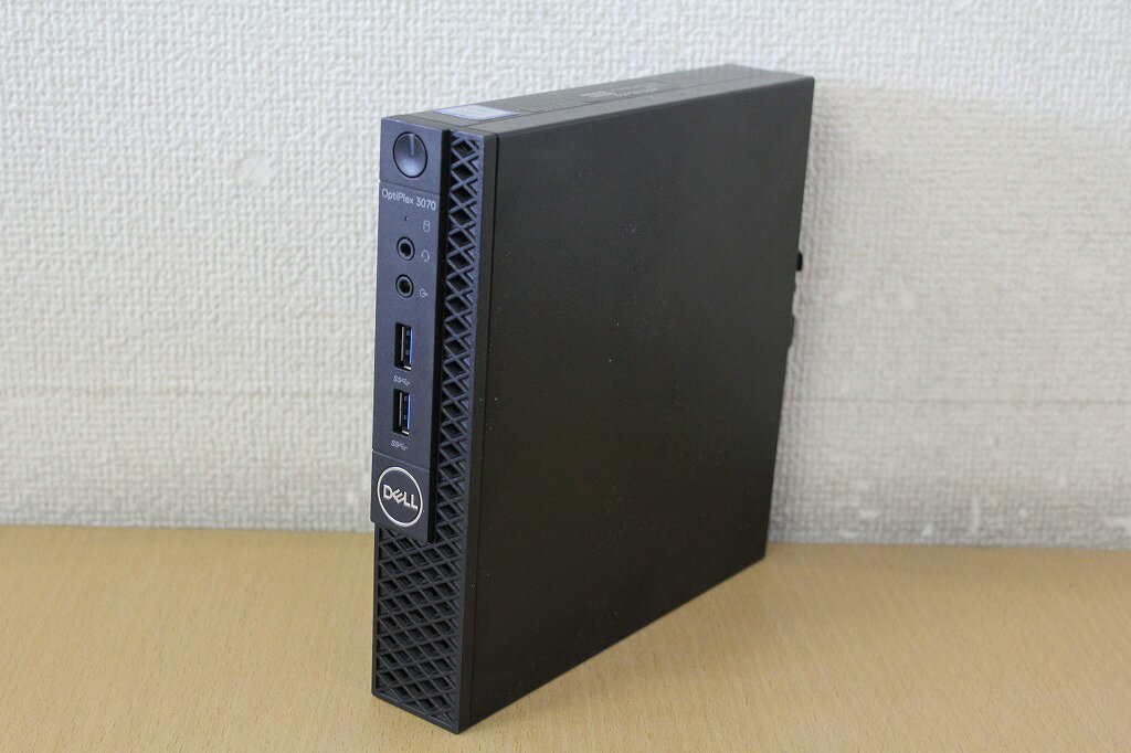【送料無料】【中古】【SSDモデル】第8世代Core i3 8100T(4コア/4スレッド/3.1Ghz)搭載でサクサク！メモリ8G！SSD 128G搭載！ミニデスクトップPC！DELL Optiplex3070 Micro『Windows11』『お買い得！通常品』