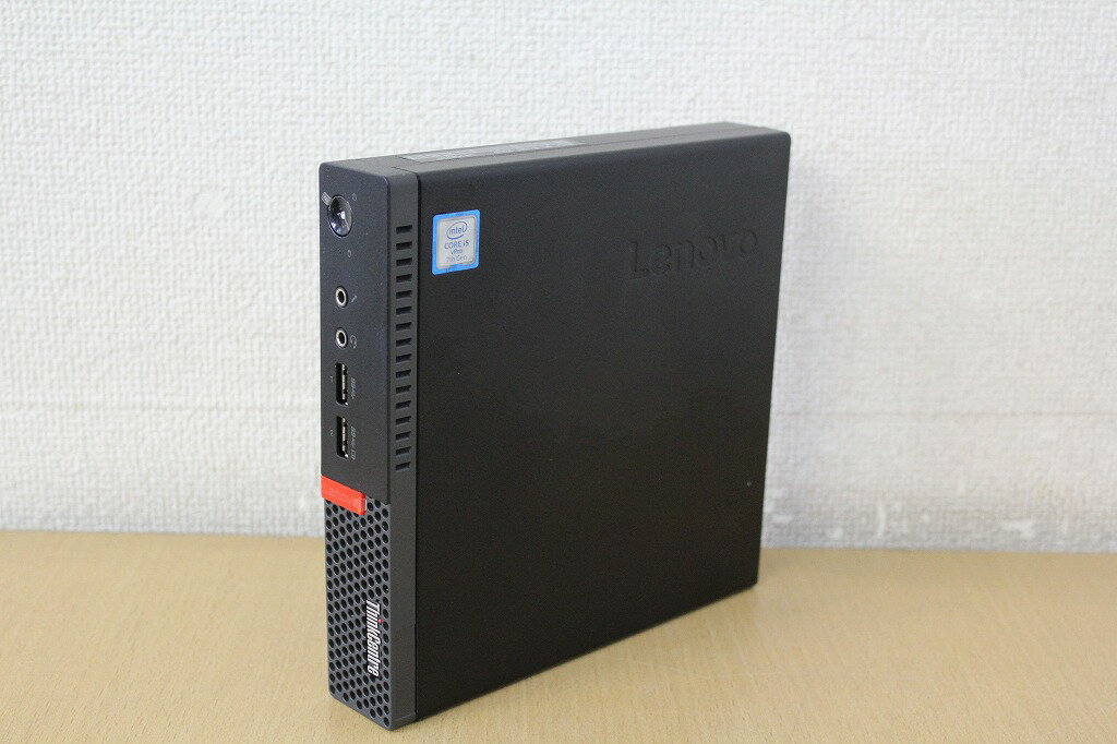 【送料無料】【中古】【新品SSDモデル】第7世代Core i5 7500T(4コア/4スレッド/2.7G-3.4Ghz)搭載でサクサク！SSD 256G搭載！超ミニデスクトップ！Lenovo ThinkCentre M910q Tiny『Windows10』『お買い得！通常品』