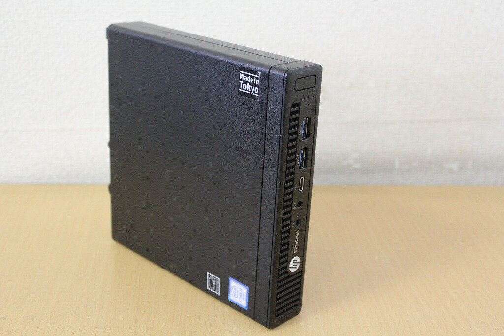 【送料無料】【中古】【Windows10搭載】第6世代Core i3 6100T(2コア/4スレッド/3.2G)搭載でサクサク！HDD500G！超ミニデスクトップパソコン！hp 800G2 DM『Windows10』『お買い得！通常品』