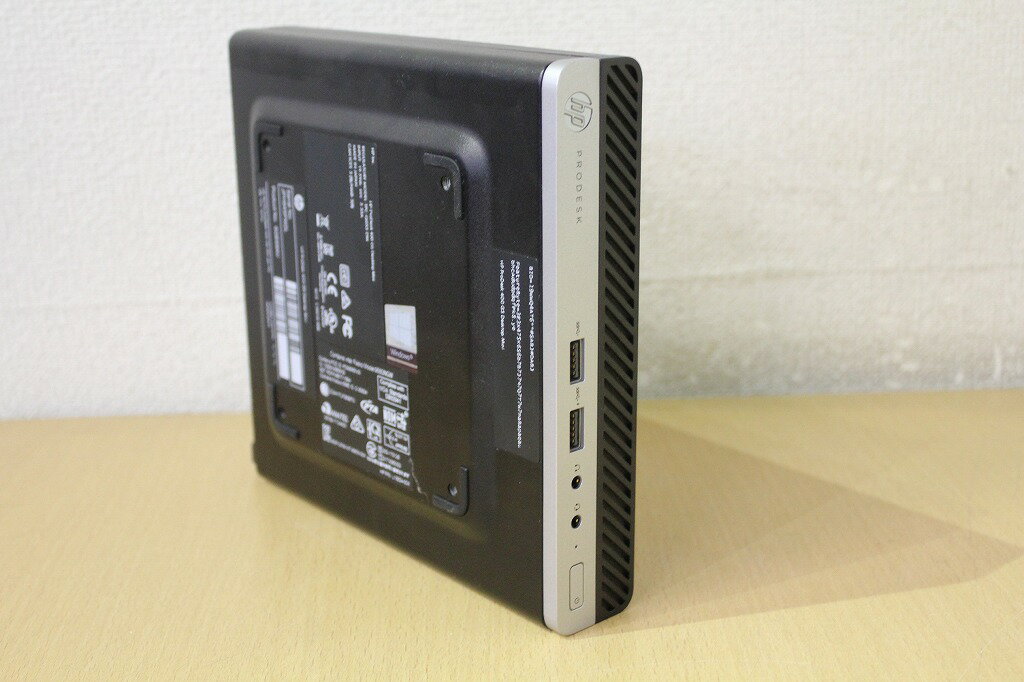 【送料無料】【中古】【M.2 SSDモデル】第9世代Core i5 9500T(6コア/6スレッド/2.2G-3.7Ghz)搭載でサクサク！メモリ8G M.2 SSD 512G搭載！超ミニデスクトップ！hp ProDesk 400G5『Windows11』『お買い得！通常品』