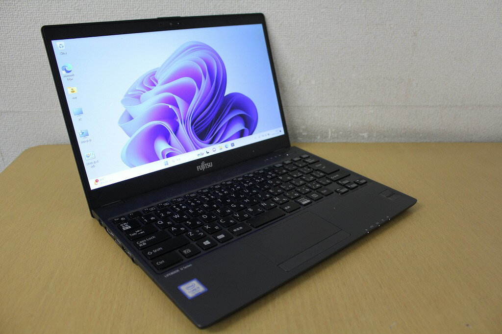 【中古】【Windows11Pro搭載】【SSDモデル】ワイド液晶で画面も広々!Webカメラ搭載!第7世代Core i5 7300U(2コア/4スレッド/2.6G-3.5Ghz)搭載♪SSD搭載!富士通/U938/SX『無線LAN搭載』『Windows11』『お買い得!通常品』