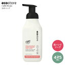 ecostore フォーミングハンドウォッシュポンプ ピンクグレープフルーツ&ミント 425mL / 泡タイプ ナチュラル ハンドソープ 保湿 植物由来 手に優しい 天然 エッセンシャルオイル 子ども キッズ 低刺激