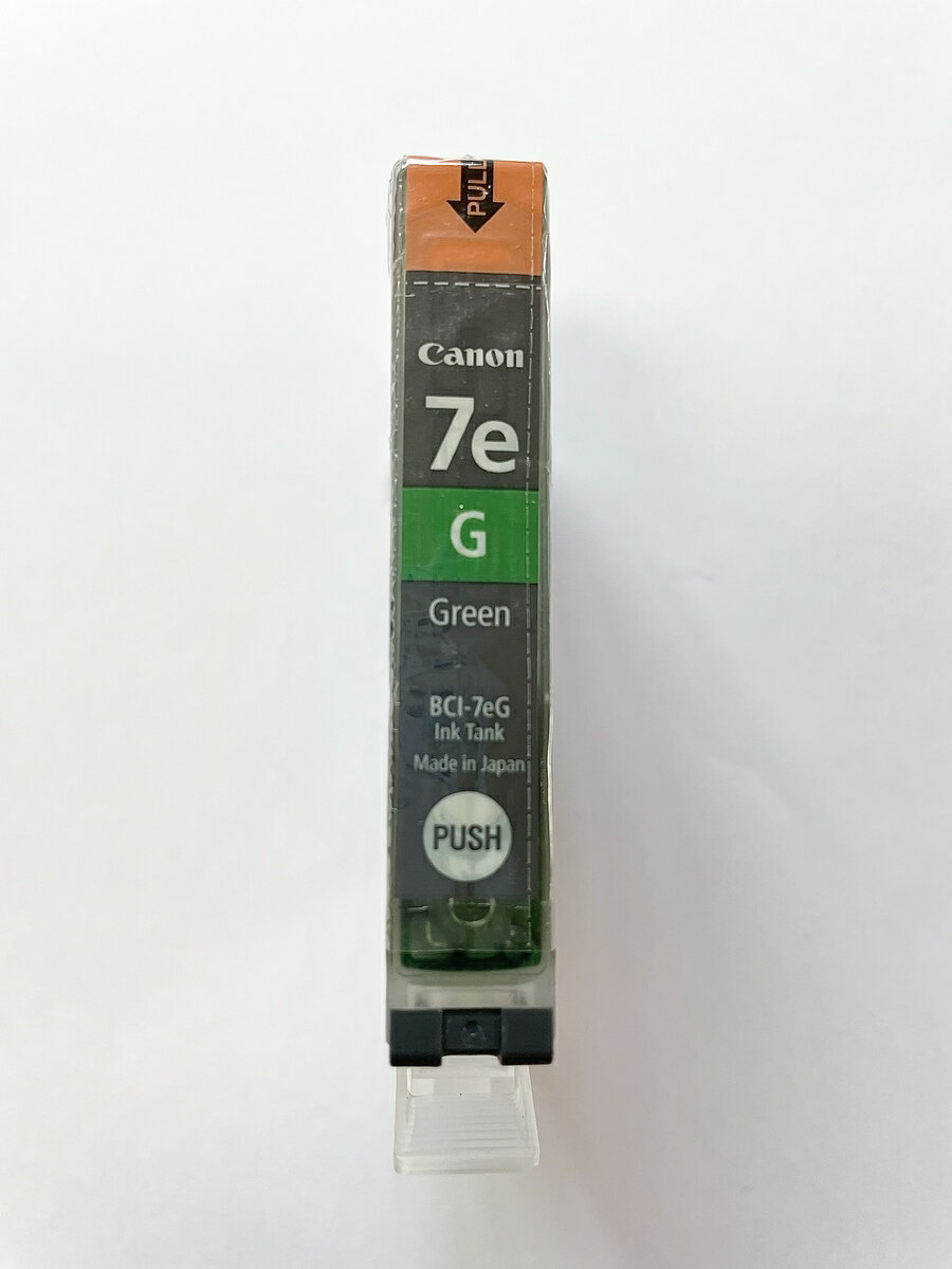 キャノン純正品アウトレット外箱なしインクカートリッジBCI−7eG グリーン