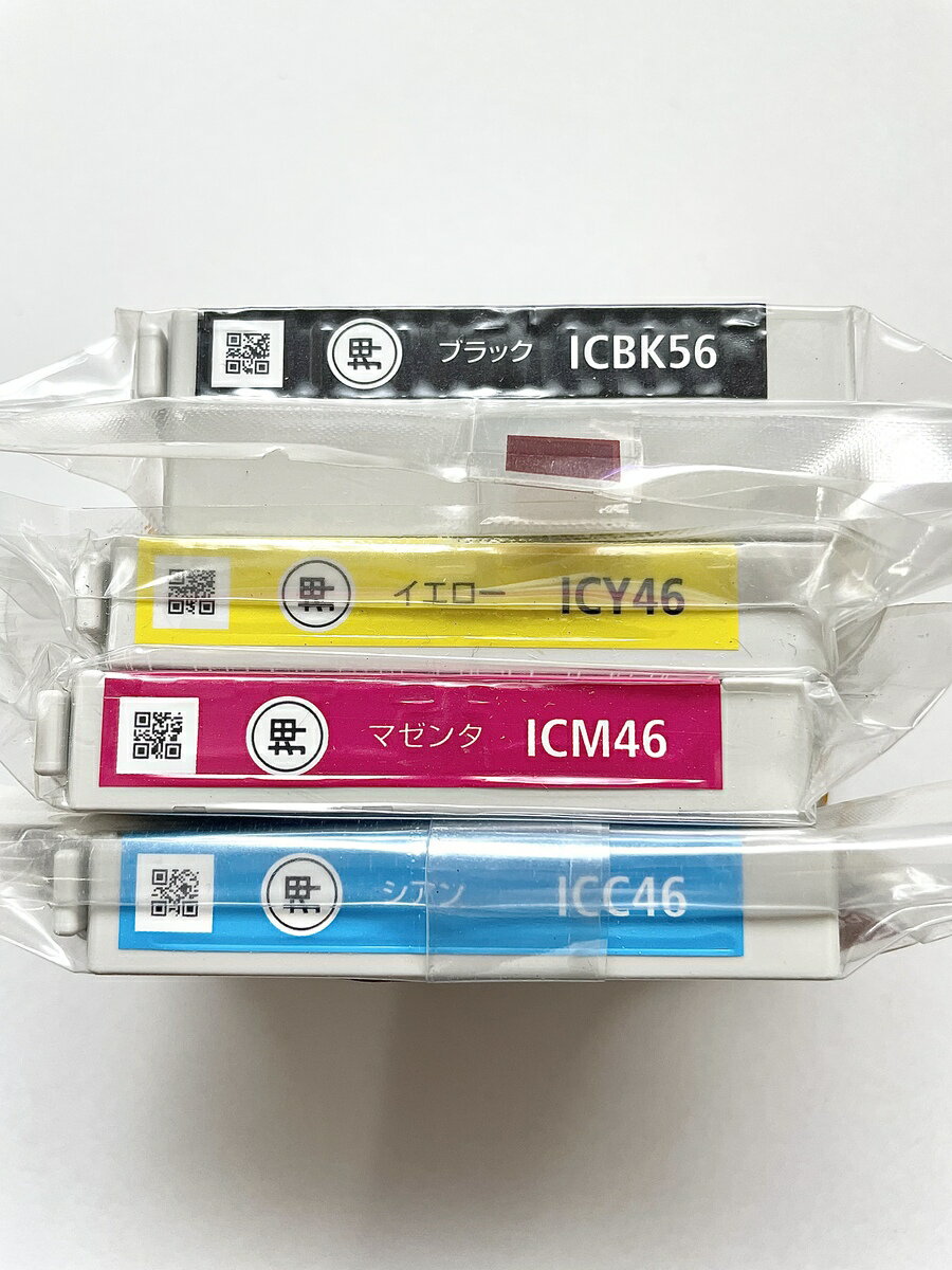Rakuten - エプソン純正品アウトレット外箱なしインクカートリッジIC4CL56 4色パック