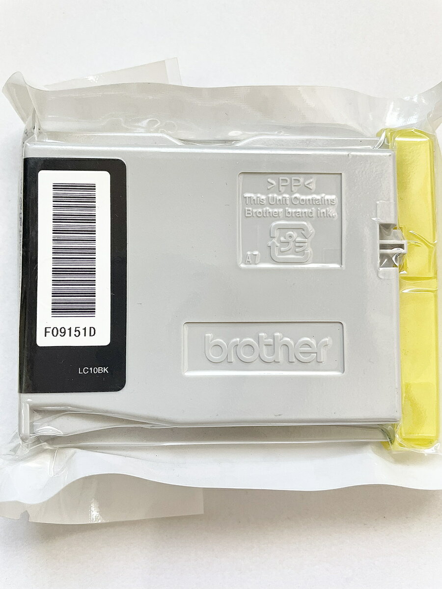 ブラザー純正品アウトレット外箱なしインクカートリッジLC10BK ブラック