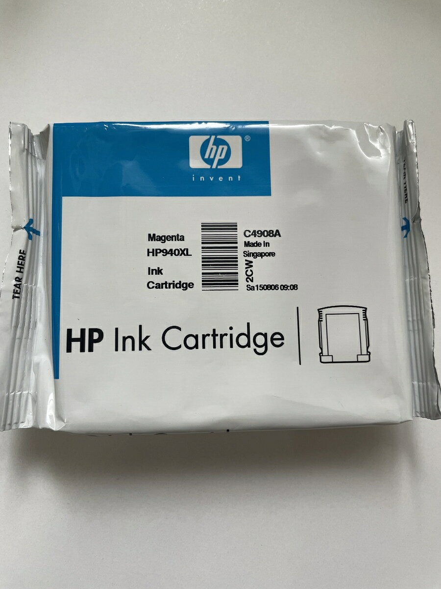 HP940XL マゼンタ magenta 純正インクカートリッジ アウトレット品 外箱無し マゼンタ C4908A 1個(送料無料)
