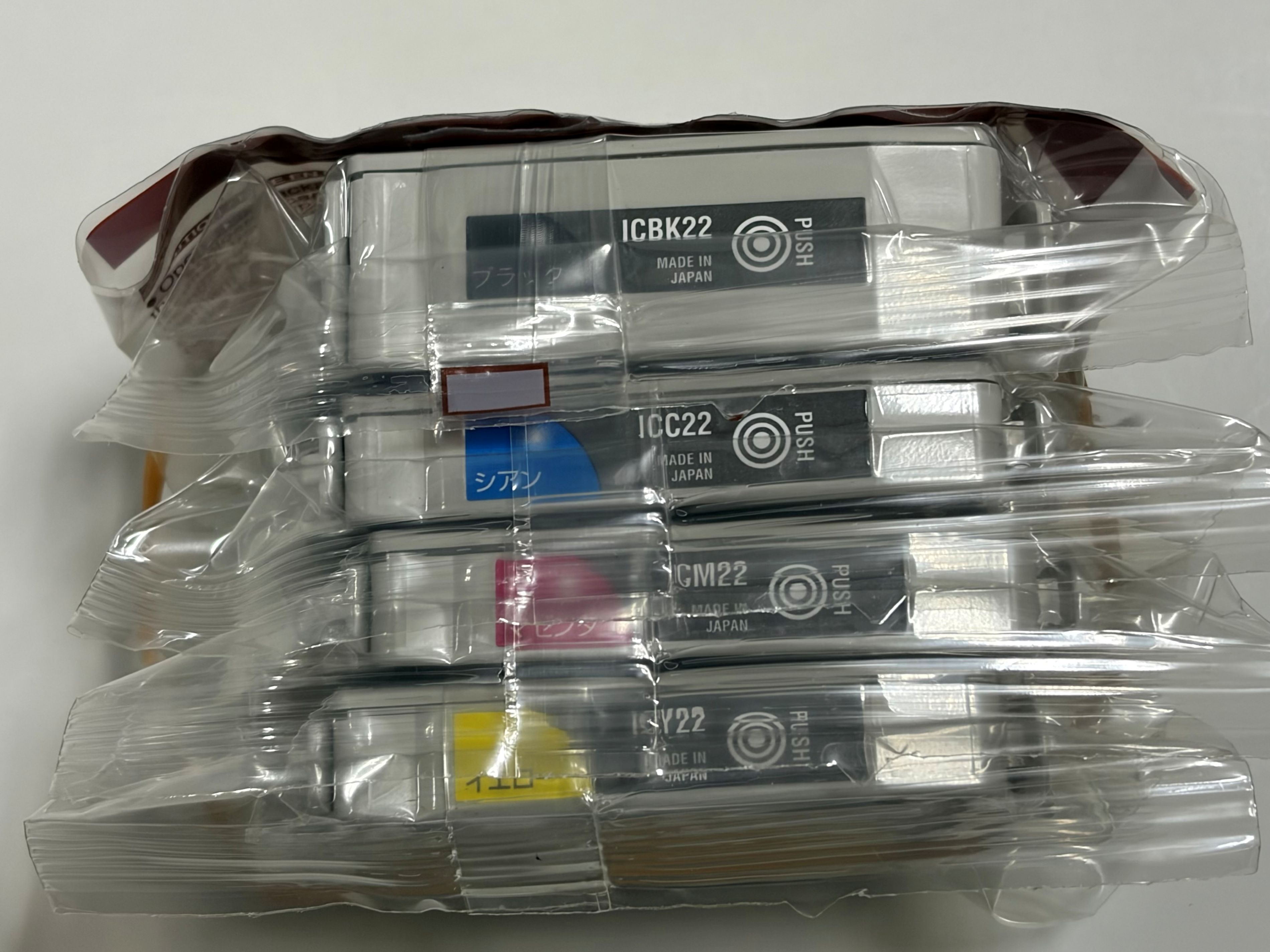 Rakuten - エプソン純正品アウトレット外箱なしインクカートリッジ　IC4CL22 4色パック