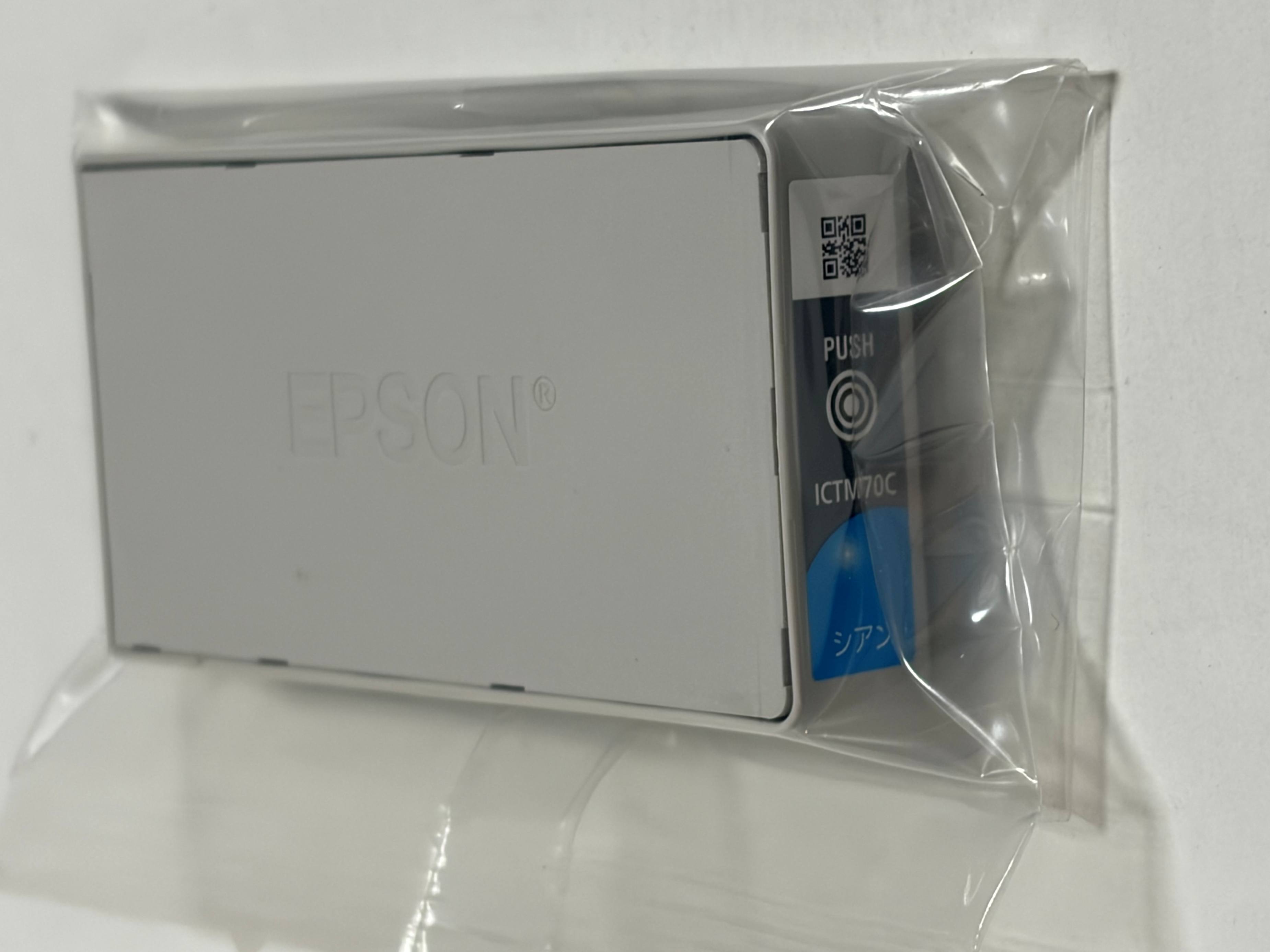 Rakuten - エプソン純正品アウトレット外箱なしインクカートリッジ　ICTM70M-S シアン 1個セット　