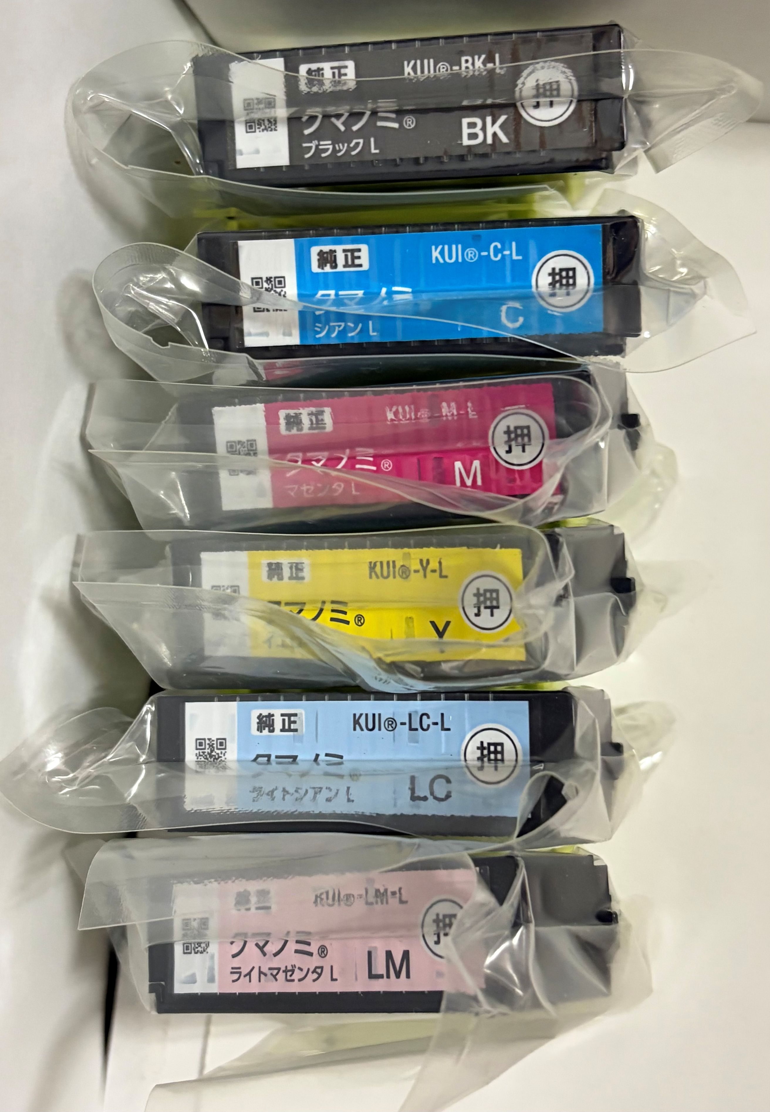 Rakuten - エプソン純正品アウトレット外箱なしインクカートリッジ　KUI-6CL-L　クマノミ 6色パック