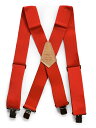 Heritage Leather | 110 TXy_[(RED) HEAVY DUTY SUSPENDER | we[WU[