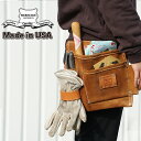 【腰袋 アメリカ 革 大工 小物入れ ツールポーチ】5PKT NAIL & TOOL POUCH 495 / Heritage Leather (ヘリテージレザー)