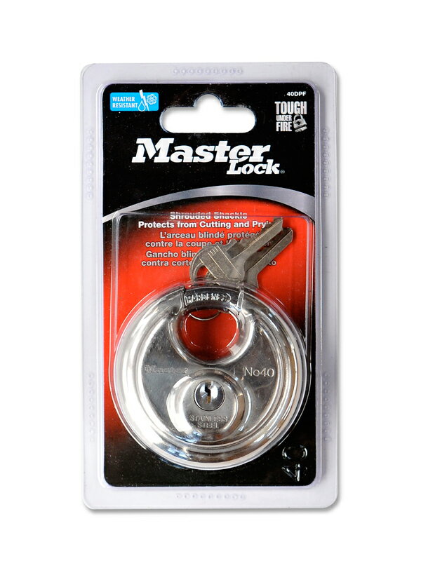 Master Lock | 40DPF SHROUDED SHACKLE PADLOCK | マスターロック